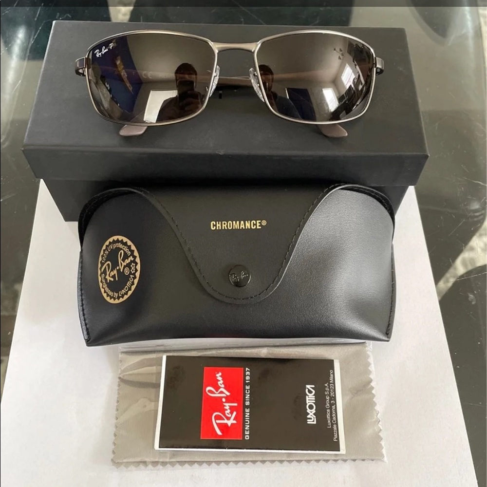 Men’s Ray-Ban RB3587 Chromance Sunglasses